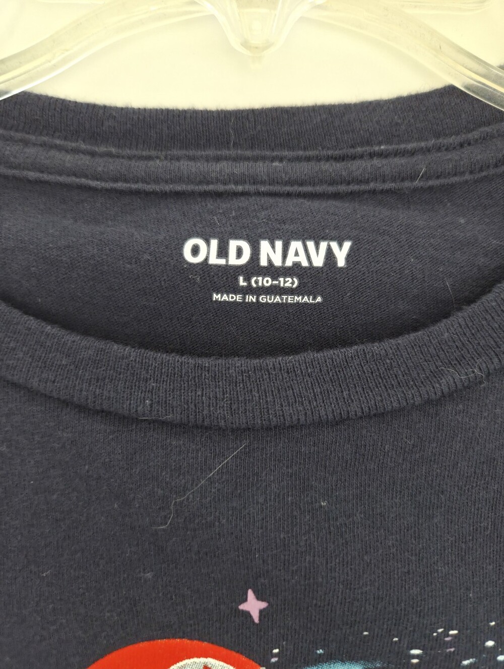 ​Old Navy Boys Large Super Mario Galaxy T Shirt Navy Blue Size 10-12 - Picture 8 of 12